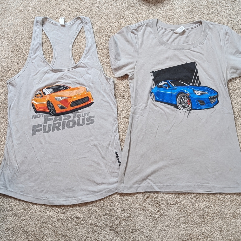 Lot of 2 Ladies Blipshift t-shirts tops FR-S BRZ